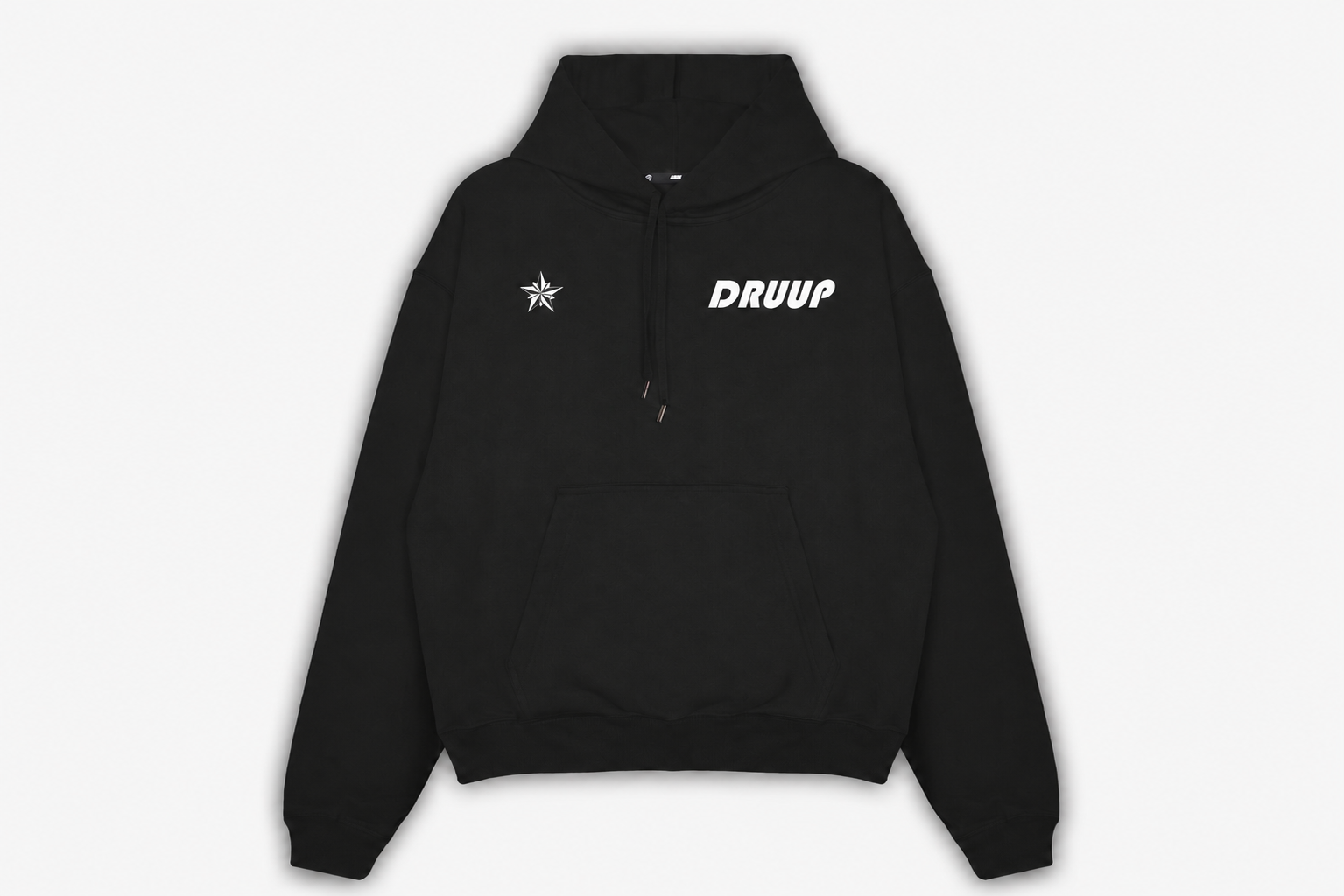 HOODIE OVERSIZE – LEGACY BY DRUUP – BLACK 1