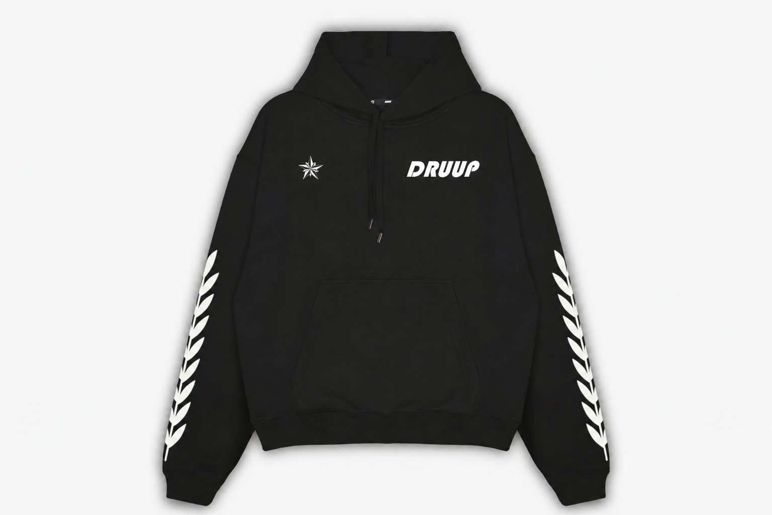 HOODIE OVERSIZE – LEGACY BY DRUUP – BLACK 1